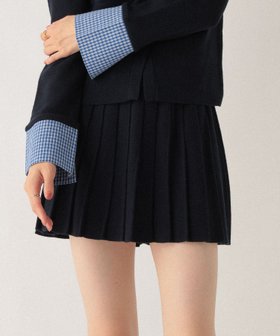 【ヘザー/Heather】のニットプリーツミニスカート 人気、トレンドファッション・服の通販 founy(ファニー) ファッション Fashion レディースファッション Fashion for Women スカート Skirts ミニスカート Mini Skirts セットアップ Set-Up, Coordinated Outfit ドッキング Docking, Mixed Material プリーツ Pleats, Pleated ミニスカート Mini Skirt, Short Skirt A/W・秋冬 Autumn/Winter |ID:prp329100004647954