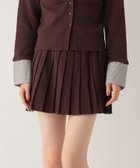 【ヘザー/Heather】のニットプリーツミニスカート 人気、トレンドファッション・服の通販 founy(ファニー) ファッション Fashion レディースファッション Fashion for Women スカート Skirts ミニスカート Mini Skirts セットアップ Set-Up, Coordinated Outfit ドッキング Docking, Mixed Material プリーツ Pleats, Pleated ミニスカート Mini Skirt, Short Skirt A/W・秋冬 Autumn/Winter thumbnail ブラウン|ID: prp329100004647954 ipo3291000000033555372