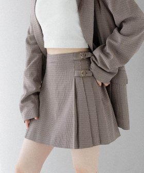 【ヘザー/Heather】のベルト付きサイドプリーツミニスカート 人気、トレンドファッション・服の通販 founy(ファニー) ファッション Fashion レディースファッション Fashion for Women スカート Skirts ミニスカート Mini Skirts ベルト&ウエストマーク Belts & Waist Accessories シンプル Simple, Minimal スウェット / スエット Sweatshirt, Sweatwear セットアップ Set-Up, Coordinated Outfit ミニスカート Mini Skirt, Short Skirt |ID:prp329100004647956