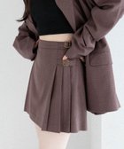【ヘザー/Heather】のベルト付きサイドプリーツミニスカート 人気、トレンドファッション・服の通販 founy(ファニー) ファッション Fashion レディースファッション Fashion for Women スカート Skirts ミニスカート Mini Skirts ベルト&ウエストマーク Belts & Waist Accessories シンプル Simple, Minimal スウェット / スエット Sweatshirt, Sweatwear セットアップ Set-Up, Coordinated Outfit ミニスカート Mini Skirt, Short Skirt thumbnail ブラウンチェック|ID: prp329100004647956 ipo3291000000033555391