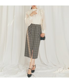 【スウィングル/Swingle】の【日本製】フロントジップポケットデザインチェックスカート 人気、トレンドファッション・服の通販 founy(ファニー) ファッション Fashion レディースファッション Fashion for Women スカート Skirts おすすめ Recommended / Our Picks クラシカル Classical, Vintage-Inspired ジップ Zip, Zipper ジャケット Jacket, Outerwear スリット Slit, Slit Detail タイトスカート Pencil Skirt, Tight Skirt チェック Check, Plaid, Tartan バイアス Bias, Diagonal Cut フロント Front, Front Design ポケット Pocket, Pocket Detail エレガント 上品 Elegant 日本製 Made In Japan ビジネス 仕事 通勤 Business / Work / Commuting |ID:prp329100004647960