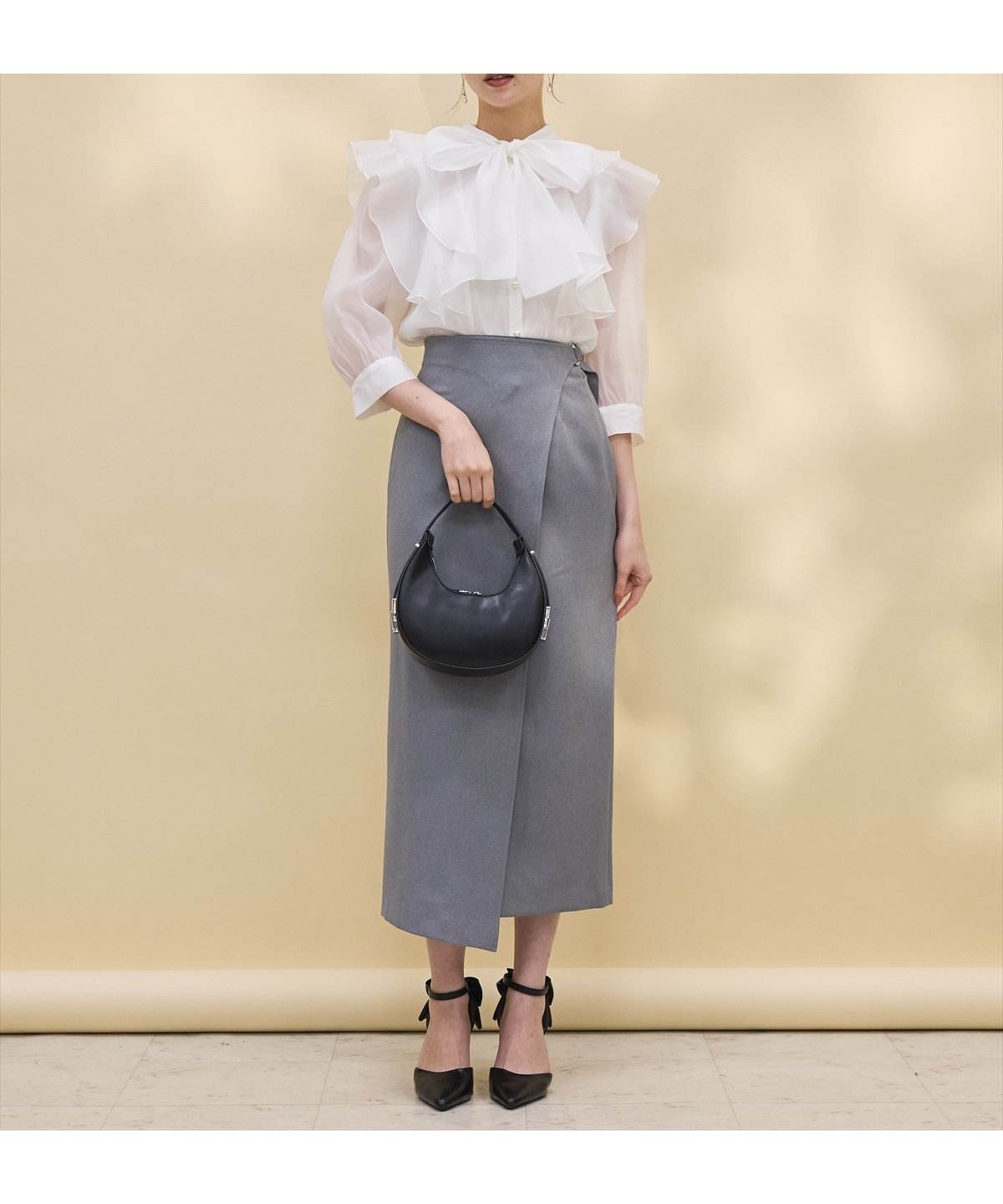 【スウィングル/Swingle】の【日本製】ラップデザインタイトスカート 人気、トレンドファッション・服の通販 founy(ファニー) 　ファッション　Fashion　レディースファッション　Fashion for Women　スカート　Skirts　アシンメトリー　Asymmetrical Style　ショート　Short, Short Length　シルバー　Silver, Metallic Silver　シンプル　Simple, Minimal　日本製　Made In Japan　 other-1|ID: prp329100004647963 ipo3291000000033555440