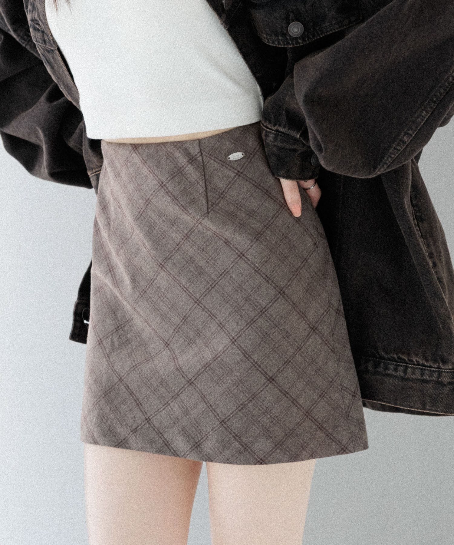 【ヘザー/Heather】のアソートチェックタイトミニスカート インテリア・キッズ・メンズ・レディースファッション・服の通販 founy(ファニー) 　ファッション　Fashion　レディースファッション　Fashion for Women　スカート　Skirts　ミニスカート　Mini Skirts　おすすめ　Recommended / Our Picks　コンパクト　Compact, Small Size　シンプル　Simple, Minimal　チェック　Check, Plaid, Tartan　台形　A-Line, Trapezoid Shape　A/W・秋冬　Autumn/Winter　ブラウン系|ID: prp329100004647967 ipo3291000000033555480