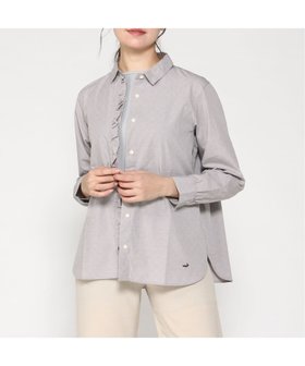 【クロコダイル/CROCODILE】のドット フリルデザイン ブラウス 人気、トレンドファッション・服の通販 founy(ファニー) ファッション Fashion レディースファッション Fashion for Women トップス・カットソー Cut & Sew Tops シャツ・ブラウス・オフィスカジュアル Elegant Blouses & Button-Ups シンプル Simple, Minimal ドット Polka Dot, Dot Pattern フリル Frill, Ruffle ボトム Bottoms, Lower Wear |ID:prp329100004647974