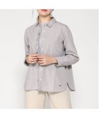 【クロコダイル/CROCODILE】のドット フリルデザイン ブラウス グレー|ID: prp329100004647974 ipo3291000000033555526