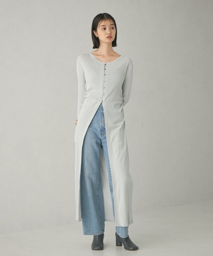 【ユナイテッドアローズ/UNITED ARROWS】のEMMEL REFINES EM テレコ カーディガン ワンピース インテリア・キッズ・メンズ・レディースファッション・服の通販 founy(ファニー) https://founy.com/ ファッション Fashion レディースファッション Fashion for Women ワンピース Dresses 秋 Autumn カットソー Cut and Sewn Top カーディガン Cardigan, Knitwear ジャケット Jacket, Outerwear スラックス Slacks, Dress Pants テレコ Ribbed, Rib Stitch デニム Denim, Jeans Material トレンド Trend, Trending Now フィット Fit, Slim Fit フェミニン Feminine, Girly 冬 Winter / This Winter おすすめ Recommended / Our Picks 2024年 2024 2024-2025秋冬・A/W Autumn/Winter 2024–25 AW24–25 |ID: prp329100004647975 ipo3291000000033555524