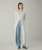 【ユナイテッドアローズ/UNITED ARROWS】のEMMEL REFINES EM テレコ カーディガン ワンピース LT.BLUE|ID: prp329100004647975 ipo3291000000033555528