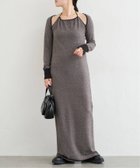 【ユーバイ スピック&スパン/U by Spick&Span】のフェイクレイヤード ホルターネック ワンピース ベージュ|ID: prp329100004647980 ipo3291000000033555615
