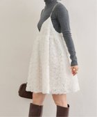 【ユーバイ スピック&スパン/U by Spick&Span】のバラモチーフキャミワンピース 人気、トレンドファッション・服の通販 founy(ファニー) ファッション Fashion レディースファッション Fashion for Women ワンピース Dresses キャミソールワンピース Camisole Dresses 2025年 2025 2025-2026秋冬・A/W Autumn/Winter 2025–26 AW25–26 おすすめ Recommended / Our Picks インナー Innerwear キャミソール Camisole, Spaghetti Strap Top キャミワンピース Cami Dress, Slip Dress シンプル Simple, Minimal チュール Tulip, Tulip Motif A/W・秋冬 Autumn/Winter thumbnail ホワイト|ID: prp329100004647981 ipo3291000000033555620