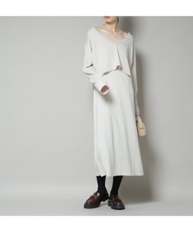 【ナノ ユニバース/nano universe】 ニットキャミワンピース×クロップドVネックニット セット人気、トレンドファッション・服の通販 founy(ファニー) ファッション Fashion レディースファッション Fashion for Women ワンピース Dresses キャミソールワンピース Camisole Dresses 2025年 2025 2025-2026秋冬・A/W Autumn/Winter 2025–26 AW25–26 アンサンブル Ensemble Set インナー Innerwear ウォッシャブル Machine Washable カーディガン Cardigan, Knitwear クロップド Cropped, Short Length シンプル Simple, Minimal ベーシック Basic, Essential ワイド Wide, Wide Fit |ID:prp329100004647990