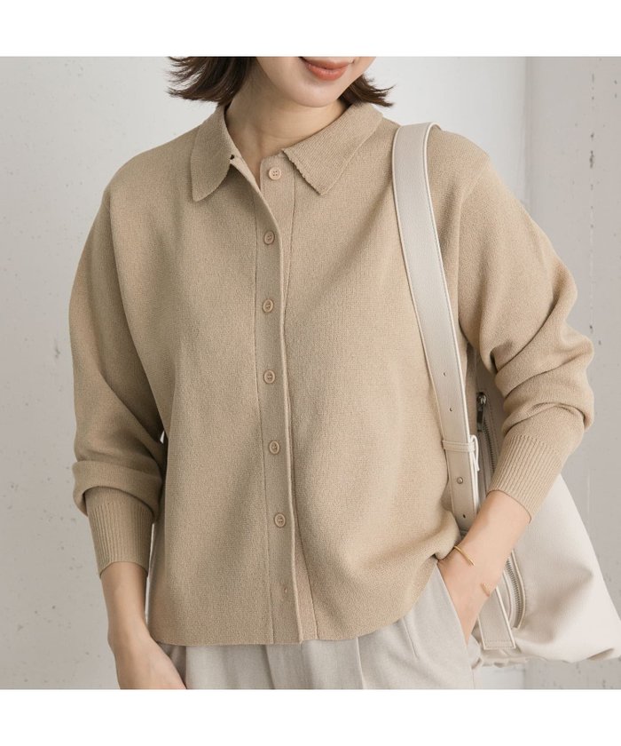 【アーバンリサーチ ドアーズ/URBAN RESEARCH DOORS】の衿付ニットカーディガン インテリア・キッズ・メンズ・レディースファッション・服の通販 founy(ファニー) https://founy.com/ ファッション Fashion レディースファッション Fashion for Women トップス・カットソー Cut & Sew Tops ニット Knit Tops & Sweaters カーディガン・羽織り Layered Style Cardigans 2025年 2025 2025春夏・S/S Spring/Summer 2025 SS25 カーディガン Cardigan, Knitwear コンパクト Compact, Small Size トレンド Trend, Trending Now 夏 Summer S/S・春夏 SS, Spring/Summer, Warm Season |ID: prp329100004647993 ipo3291000000033555726