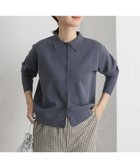 【アーバンリサーチ ドアーズ/URBAN RESEARCH DOORS】の衿付ニットカーディガン BLUE|ID: prp329100004647993 ipo3291000000033555730