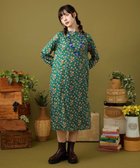 【ホコモモラ/Jocomomola】のPetalo フラワープリントワンピース グリーン|ID: prp329100004647995 ipo3291000000033555744