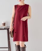 【パルグループ/PAL GROUP】の【Chico】ビジュー襟付きミニワンピース レッド|ID: prp329100004647998 ipo3291000000033555775