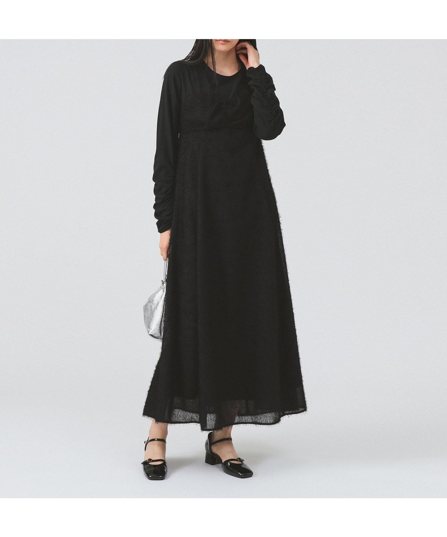 【ビームス ウイメン/BEAMS】のフリンジ フレア ワンピース インテリア・キッズ・メンズ・レディースファッション・服の通販 founy(ファニー) 　ファッション　Fashion　レディースファッション　Fashion for Women　ワンピース　Dresses　アクセサリー　Fashion Accessories　ギャザー　Gathered, Ruffled　ビスチェ　Bustier, Corset Top　フィット　Fit, Slim Fit　フリンジ　Fringe, Tassel　フレア　Flare, Flared　二次会　After Party　結婚式　Wedding　BLACK|ID: prp329100004648015 ipo3291000000033555904