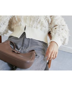 【ゼヴォン/Thevon】の【前後2WAY】フリンジショートカーディガン 人気、トレンドファッション・服の通販 founy(ファニー) ファッション Fashion レディースファッション Fashion for Women トップス・カットソー Cut & Sew Tops カーディガン・羽織り Layered Style Cardigans おすすめ Recommended / Our Picks インナーキャミ Inner Camisole カーディガン Cardigan, Knitwear ショート Short, Short Length ハイネック High Neck, Mock Neck バランス Balance, Style Balance フリンジ Fringe, Tassel |ID:prp329100004648016