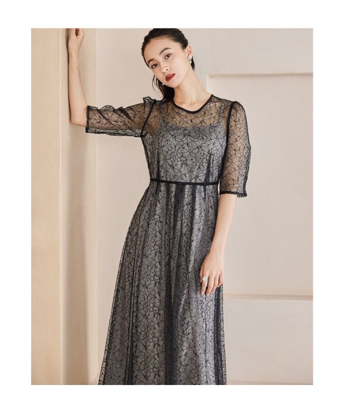 【ビーフラット/bflat】の【低身長用サイズあり】ラメレースレイヤードドレス 2点セット 結婚式 成人式 二次会 インテリア・キッズ・メンズ・レディースファッション・服の通販 founy(ファニー) https://founy.com/ ファッション Fashion レディースファッション Fashion for Women ワンピース Dresses フォーマル・パーティードレス・結婚式用ドレス Elegant & Casual Dresses インナー Innerwear ダブル Double, Double-Breasted ドレス Dress, One-Piece フレア Flare, Flared リボン Ribbon, Bow レース Lace, Lace Fabric おすすめ Recommended / Our Picks エレガント 上品 Elegant 結婚式 Wedding 披露宴 Wedding Reception 二次会 After Party |ID: prp329100004648019 ipo3291000000033555918