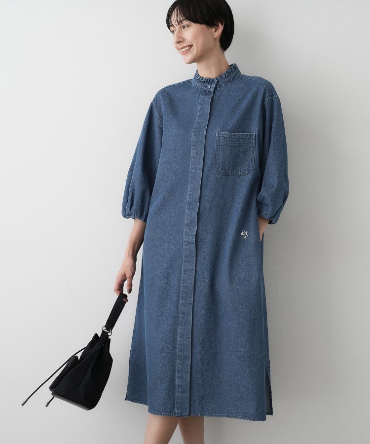 【デッサン/Dessin】の60Zデニムワンピース インテリア・キッズ・メンズ・レディースファッション・服の通販 founy(ファニー) 　ファッション　Fashion　レディースファッション　Fashion for Women　ワンピース　Dresses　スニーカー　Sneakers, Trainers　スリーブ　Sleeve, Long Sleeve / Short Sleeve　タンク　Tank Top, Sleeveless Top　デニム　Denim, Jeans Material　フェミニン　Feminine, Girly　ポケット　Pocket, Pocket Detail　ブルー|ID: prp329100004648022 ipo3291000000033555949