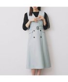 【インデックス/INDEX】のカシュクールジャンスカワンピース【洗濯機可・イージーアイロン・防シワ】 ミントグリーン|ID: prp329100004648024 ipo3291000000033555961