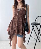【その他のブランド/Other】の●コットンレース イレギュラーヘムライン フリルリボンキャミワンピース BRハナクラゲ|ID: prp329100004648038 ipo3291000000033556040