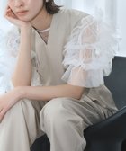 【ガール/GIRL】のチュールボリュームスリーブトップス 結婚式 パーティー オケージョン お呼ばれ WH|ID: prp329100004648040 ipo3291000000033556073