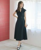 【スウィングル/Swingle】のベルテッドラップジレ風ワンピース 人気、トレンドファッション・服の通販 founy(ファニー) ファッション Fashion レディースファッション Fashion for Women アウター Coat / Outerwear Collection クラシカル Classical, Vintage-Inspired デコルテ Décolleté, Neckline フレア Flare, Flared マニッシュ Mannish, Boyish ラップ Wrap, Wrap Design エレガント 上品 Elegant 無地 Plain, Solid Color 秋 Autumn thumbnail 黒系チェック|ID: prp329100004648050 ipo3291000000033556163