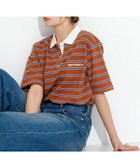 【サニーレーベル/Sonny Label / URBAN RESEARCH】のメッセージボーダーポロシャツ 人気、トレンドファッション・服の通販 founy(ファニー) ファッション Fashion レディースファッション Fashion for Women トップス・カットソー Cut & Sew Tops シャツ・ブラウス・オフィスカジュアル Elegant Blouses & Button-Ups ポロシャツ・きれいめカジュアル Smart-Casual Polo Tops 2025年 2025 2025春夏・S/S Spring/Summer 2025 SS25 おすすめ Recommended / Our Picks デニム Denim, Jeans Material トレンド Trend, Trending Now ボックス Boxy, Box Shape ボーダー Border, Stripe ポロシャツ Polo Shirt, Collared Tee ワイド Wide, Wide Fit 今季 This Season, Current Season 夏 Summer S/S・春夏 SS, Spring/Summer, Warm Season 長袖 Long Sleeve, Full Sleeve thumbnail ブラウン|ID: prp329100004648067 ipo3291000000033556368