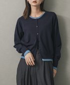 【センスオブプレイス/SENSE OF PLACE by URBAN RESEARCH】のレイヤードバイカラーニットカーディガン 人気、トレンドファッション・服の通販 founy(ファニー) ファッション Fashion レディースファッション Fashion for Women トップス・カットソー Cut & Sew Tops ニット Knit Tops & Sweaters カーディガン・羽織り Layered Style Cardigans 2025年 2025 2025-2026秋冬・A/W Autumn/Winter 2025–26 AW25–26 冬 Winter / This Winter カーディガン Cardigan, Knitwear シアー Sheer, See-Through トレンド Trend, Trending Now ドッキング Docking, Mixed Material エレガント 上品 Elegant A/W・秋冬 Autumn/Winter thumbnail NVY×BLU|ID: prp329100004648076 ipo3291000000033622203