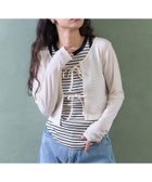 【フリークスストア/FREAK'S STORE】のシアー リブショート リボン カーディガン 24SS オフホワイト|ID: prp329100004648081 ipo3291000000033556684