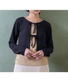 【フリークスストア/FREAK'S STORE】のシアー リブショート リボン カーディガン 24SS ブラック|ID: prp329100004648081 ipo3291000000033556687