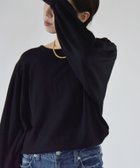 【シップス フォー ウィメン/SHIPS】のquaranciel 手洗い可能 ウール ボリューム スリーブ 2way ニット ブラック|ID: prp329100004648084 ipo3291000000033556726