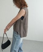 【エルビーシー/LBC】のフリンジシアーサイドリボンベスト 人気、トレンドファッション・服の通販 founy(ファニー) ファッション Fashion レディースファッション Fashion for Women アウター Coat / Outerwear Collection トップス・カットソー Cut & Sew Tops ベスト&ジレ / 重ね着スタイル Vests & Gilets インナー Innerwear フリンジ Fringe, Tassel ベスト Vest, Waistcoat リボン Ribbon, Bow thumbnail チャコール|ID: prp329100004648101 ipo3291000000033557001