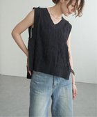 【エルビーシー/LBC】のフリンジシアーサイドリボンベスト 人気、トレンドファッション・服の通販 founy(ファニー) ファッション Fashion レディースファッション Fashion for Women アウター Coat / Outerwear Collection トップス・カットソー Cut & Sew Tops ベスト&ジレ / 重ね着スタイル Vests & Gilets インナー Innerwear フリンジ Fringe, Tassel ベスト Vest, Waistcoat リボン Ribbon, Bow thumbnail ブラック|ID: prp329100004648101 ipo3291000000033557004