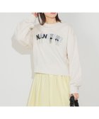 【ビームス ハート/BEAMS HEART】のフリンジ刺繍 ロゴ プルオーバー スウェット 25SS IVORY|ID: prp329100004648102 ipo3291000000033557024
