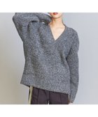 【ユナイテッドアローズ/UNITED ARROWS】のバックボリューム Vネック ブークレニットプルオーバー MD.GRAY|ID: prp329100004648106 ipo3291000000033557057