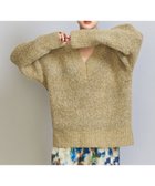 【ユナイテッドアローズ/UNITED ARROWS】のバックボリューム Vネック ブークレニットプルオーバー YELLOW|ID: prp329100004648106 ipo3291000000033557058