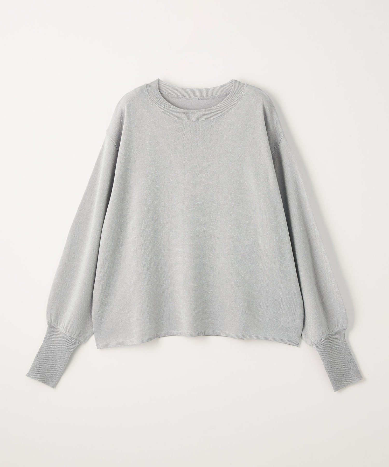 【シテン/CITEN】のCITEN エッセンシャルラメユルニット インテリア・キッズ・メンズ・レディースファッション・服の通販 founy(ファニー) 　ファッション　Fashion　レディースファッション　Fashion for Women　トップス・カットソー　Cut & Sew Tops　ニット　Knit Tops & Sweaters　インナー　Innerwear　シンプル　Simple, Minimal　フィット　Fit, Slim Fit　リラックス　Relax, Relaxed Fit　ルーズ　Loose, Oversized　ロング　Long, Long-Length　A/W・秋冬　Autumn/Winter　LT.GRAY|ID: prp329100004648109 ipo3291000000033557084