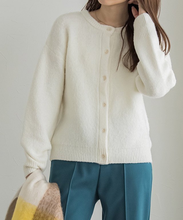 【ピエロ/Pierrot】のウォッシャブル2wayニットカーディガン インテリア・キッズ・メンズ・レディースファッション・服の通販 founy(ファニー) 　ファッション　Fashion　レディースファッション　Fashion for Women　トップス・カットソー　Cut & Sew Tops　ニット　Knit Tops & Sweaters　カーディガン・羽織り　Layered Style Cardigans　おすすめ　Recommended / Our Picks　インナー　Innerwear　ウォッシャブル　Machine Washable　カットソー　Cut and Sewn Top　カーディガン　Cardigan, Knitwear　シンプル　Simple, Minimal　アイボリー|ID: prp329100004648113 ipo3291000000033557111