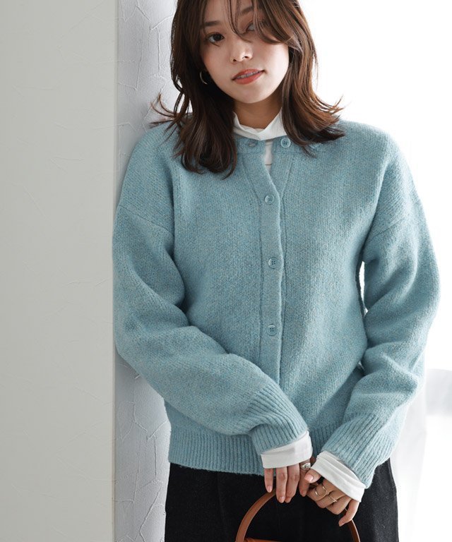 【ピエロ/Pierrot】のウォッシャブル2wayニットカーディガン インテリア・キッズ・メンズ・レディースファッション・服の通販 founy(ファニー) 　ファッション　Fashion　レディースファッション　Fashion for Women　トップス・カットソー　Cut & Sew Tops　ニット　Knit Tops & Sweaters　カーディガン・羽織り　Layered Style Cardigans　おすすめ　Recommended / Our Picks　インナー　Innerwear　ウォッシャブル　Machine Washable　カットソー　Cut and Sewn Top　カーディガン　Cardigan, Knitwear　シンプル　Simple, Minimal　ブルー|ID: prp329100004648113 ipo3291000000033557119