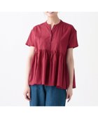 【アフタヌーンティー リビング/Afternoon Tea LIVING】のインド綿ボイル切替ブラウス 人気、トレンドファッション・服の通販 founy(ファニー) ファッション Fashion レディースファッション Fashion for Women トップス・カットソー Cut & Sew Tops シャツ・ブラウス・オフィスカジュアル Elegant Blouses & Button-Ups インド Indian Textile ギャザー Gathered, Ruffled 切替 Switching, Contrast Panel 軽量 Lightweight, Ultra Light シアー Sheer, See-Through シンプル Simple, Minimal スキッパー Skipper, Open Collar ネップ Nepp, Slub Yarn バランス Balance, Style Balance エレガント 上品 Elegant thumbnail ワイン|ID: prp329100004648117 ipo3291000000033557212