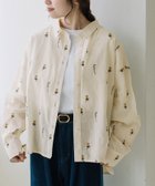 【プードゥドゥ/POU DOU DOU】のmade in INDIA シロツメクサ刺繍シャツ 人気、トレンドファッション・服の通販 founy(ファニー) ファッション Fashion レディースファッション Fashion for Women トップス・カットソー Cut & Sew Tops シャツ・ブラウス・オフィスカジュアル Elegant Blouses & Button-Ups インド Indian Textile シンプル Simple, Minimal スマート Smart, Elegant ネップ Nepp, Slub Yarn 羽織 Haori, Light Jacket おすすめ Recommended / Our Picks thumbnail キナリ|ID: prp329100004648119 ipo3291000000033557226