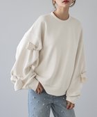 【ラジュール/Lajour】の立体リボンデザインプルオーバー ベージュ|ID: prp329100004648123 ipo3291000000033557295