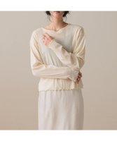 【ローリーズファーム/LOWRYS FARM】のベロア2WAYプルオーバーLS 人気、トレンドファッション・服の通販 founy(ファニー) ファッション Fashion レディースファッション Fashion for Women トップス・カットソー Cut & Sew Tops カジュアルプルオーバー・ニットトップス Pullovers & Knit Tops / Casual Pullovers ベロアトップス Velour Tops / Velvet-Look Items インナー Innerwear カットソー Cut and Sewn Top ジャケット Jacket, Outerwear チュール Tulip, Tulip Motif トレンド Trend, Trending Now ベロア Velour, Soft Velvet 長袖 Long Sleeve, Full Sleeve |ID:prp329100004648125
