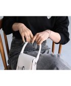 【リベリー/Riberry】のハートロゴラメ刺繍ラグランスウェットトレーナー ブラック×ホワイト|ID: prp329100004648133 ipo3291000000033557393