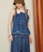 【フリークスストア/FREAK'S STORE】のデニムアシメビスチェ/リボン付き デニムビスチェ 25SS ブルー|ID: prp329100004648134 ipo3291000000033557397