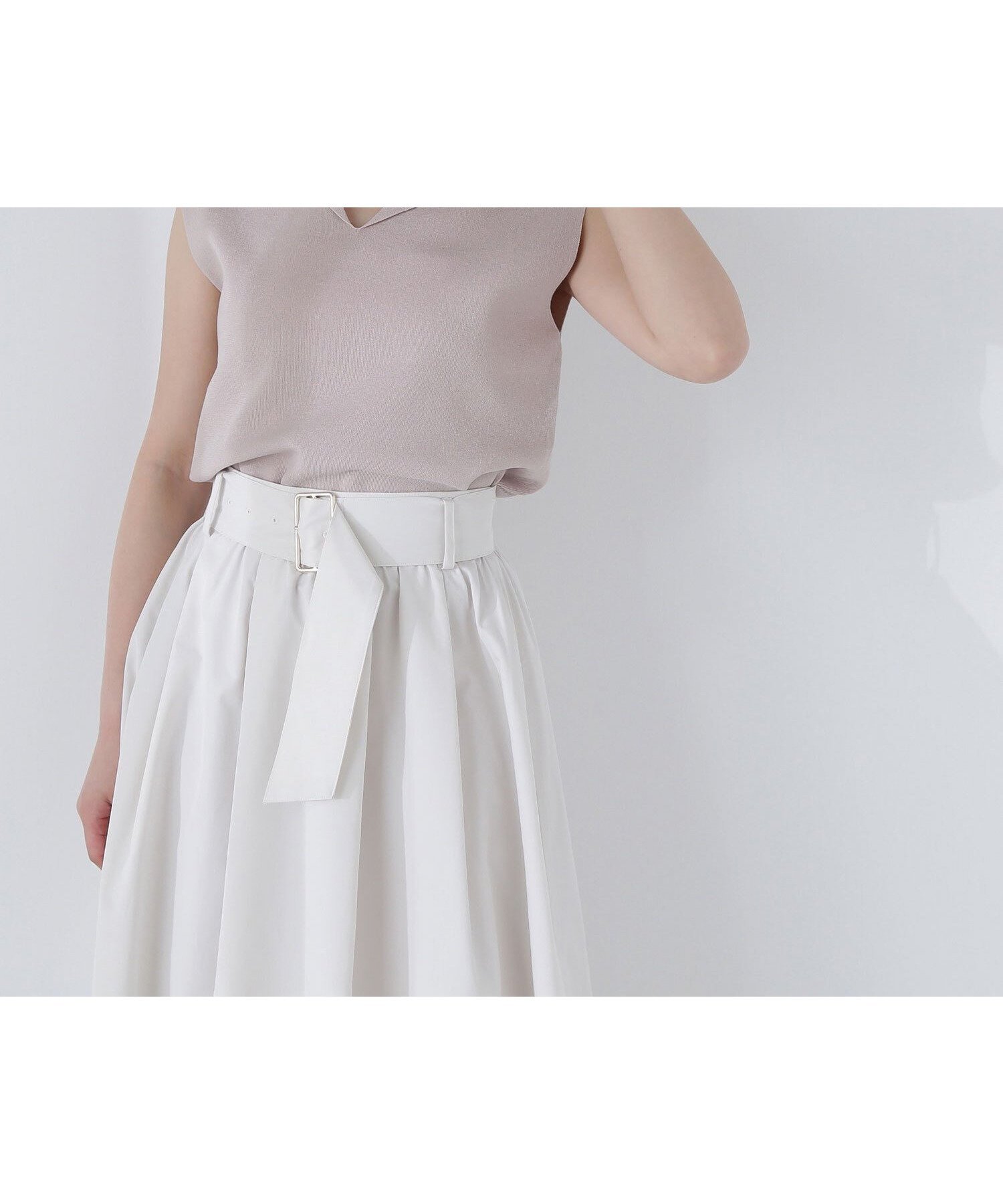 【ナチュラル ビューティー ベーシック/NATURAL BEAUTY BASIC】のオープンカラーニット インテリア・キッズ・メンズ・レディースファッション・服の通販 founy(ファニー) 　ファッション　Fashion　レディースファッション　Fashion for Women　トップス・カットソー　Cut & Sew Tops　ニット　Knit Tops & Sweaters　コンパクト　Compact, Small Size　ベージュ|ID: prp329100004648137 ipo3291000000033557422