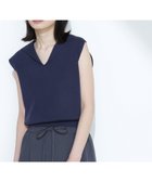 【ナチュラル ビューティー ベーシック/NATURAL BEAUTY BASIC】のオープンカラーニット ネイビー|ID: prp329100004648137 ipo3291000000033557424