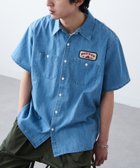 【セットアップセブン/SETUP7】のRED KAP/限定商品 インダストリアルワークデニムシャンブレー ショートスリーブシャツ BLU|ID: prp329100004648138 ipo3291000000033557435