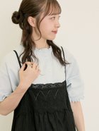 【サマンサモスモス/Samansa Mos2】のスカラップフリル前後2WAYブラウス サックスブルー|ID: prp329100004648139 ipo3291000000033557444