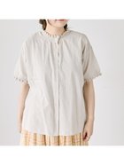 【サマンサモスモス/Samansa Mos2】のスカラップフリル前後2WAYブラウス ベージュ|ID: prp329100004648139 ipo3291000000033557445